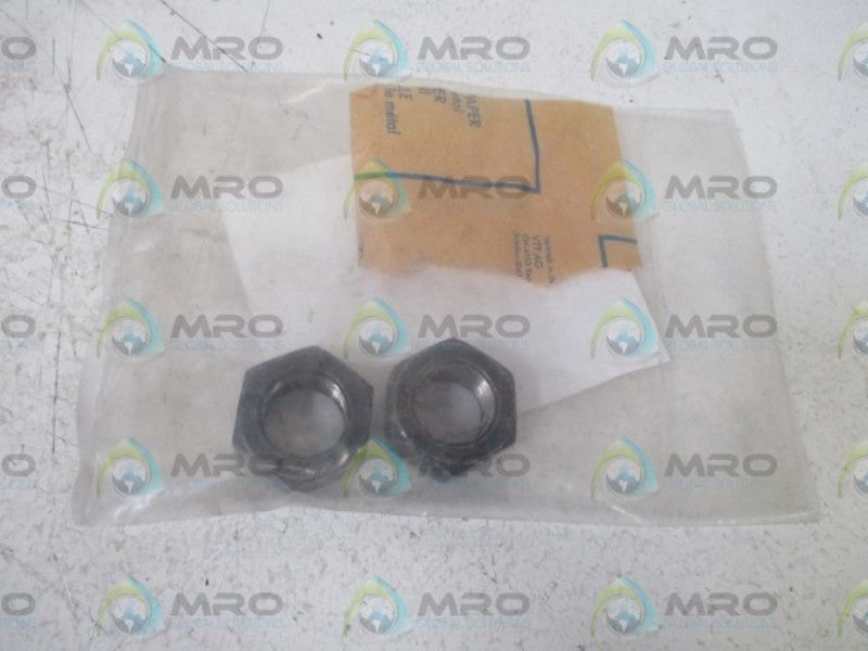 LOT OF 2 MANROLAND 6KT-MUTTER HEX HEAD NUT NSNP IN A BAG