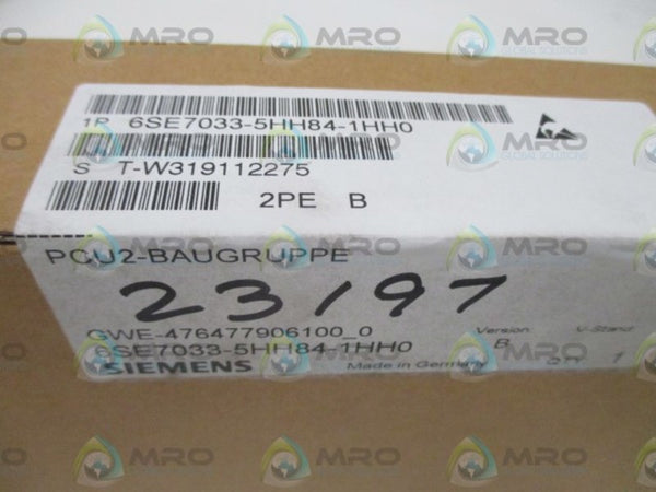 SIEMENS 6ES7033-5HH84-1HH0 OCU2 PRECHARGE BOARD  NSFS