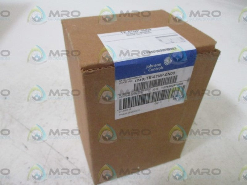 JOHNSON CONTROLS TE-67NP-0N00 TEMPERATURE CONTROL * FACTORY SEALED *