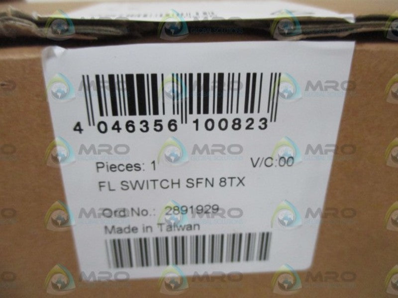 PHOENIX CONTACT FL SWITH SFN 8TX ETHERNET SWITCH  NSMP