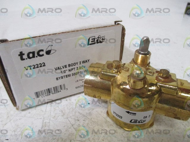 T.A.C VT2222 VALVE BODY 2 WAY *NEW IN BOX*