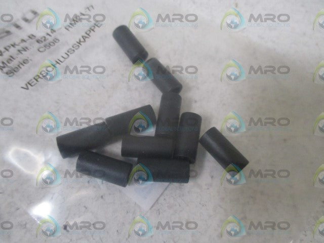 LOT OF 10 FESTO CV-PK-4-B SEALING CAP *NEW IN A FACTORY BAG*
