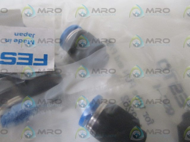 LOT OF 10 FESTO QSC-4 PUSH IN CAP FITTING *NEW IN A FACTORY BAG*