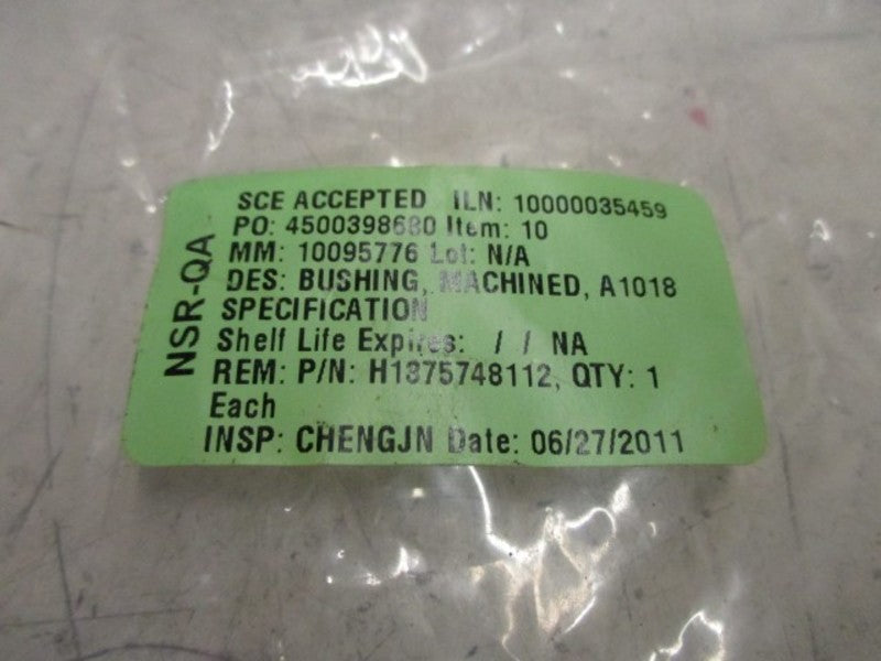SCE ACCEPTED H1375748112 BUSHING  NSNP