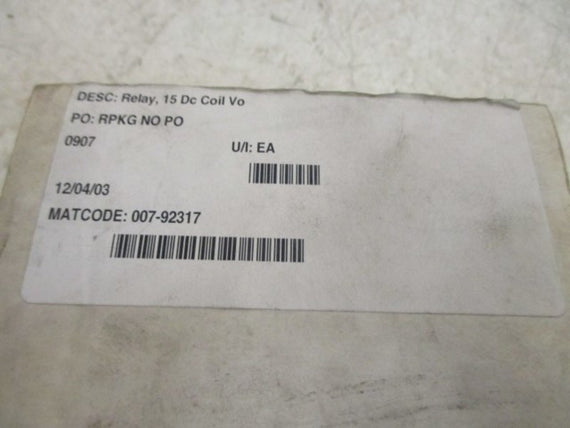 007-92317 RELAY  NSMP
