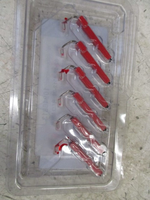 LOT OF 6 GRAPHIC CONTROLS 82-59-4012-06 RED MARKER NSMP