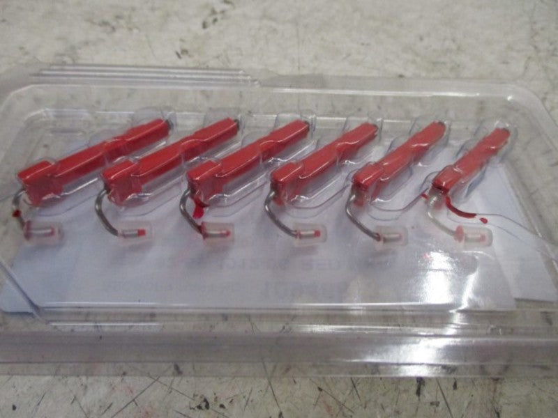 LOT OF 6 GRAPHIC CONTROLS 82-59-4012-06 RED MARKER NSMP