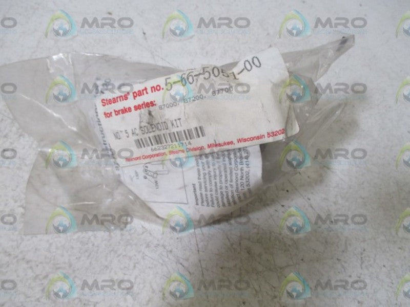 STEARNS 5-66-5051-00 SOLENOID KIT * NEW IN A FACTORY BAG *