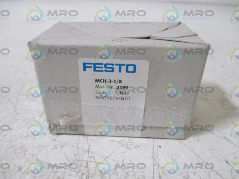 FESTO MCH-3-1/8 * FACTORY SEALED *
