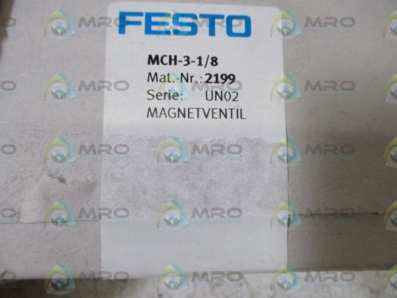 FESTO MCH-3-1/8 * FACTORY SEALED *