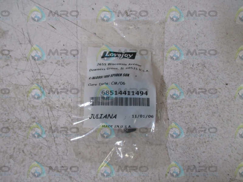 LOVEJOY L/AL099/100 SPIDER SOX * NEW IN A FACTORY BAG *