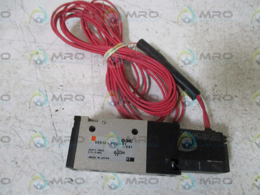 LOT OF 2 SMC VZ512-2GS-01-X41 AIR VALVE *NEW IN BOX*
