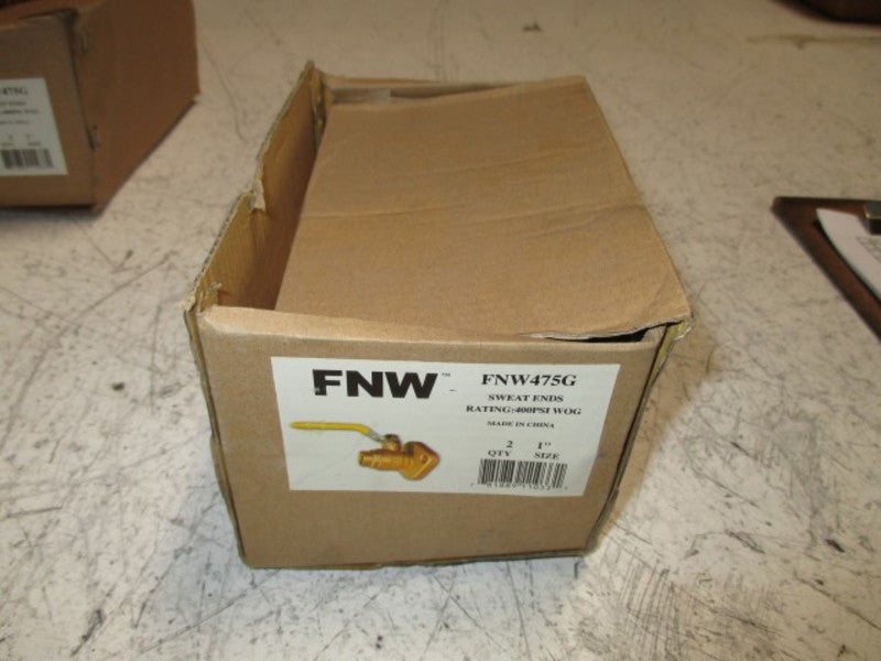 LOT OF 2 FNW FNW475G  VALVE NSMP