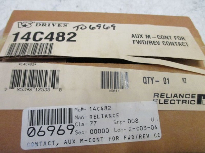 VS DRIVES 14C482 AUX CONTACT  NSMP