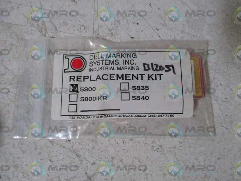 DELL MARKING 5800 REPLACEMENT KIT * NEW IN A FACTORY BAG *