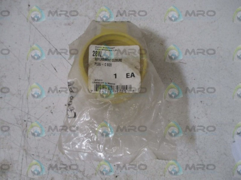 LOT OF 2 DANIEL WOODHEAD 28W REPLACEMENT CLOSURE PLUG *NEW IN A BAG*