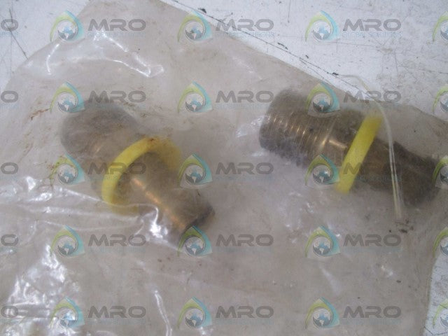 LOT OF 2 PARKER 30182-8-8B REUSABLE FITTING *NEW IN A BAG*