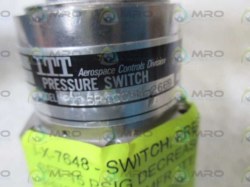 ITT 115P4CC6H-2669 PRESSURE SWITCH * NEW NO BOX *