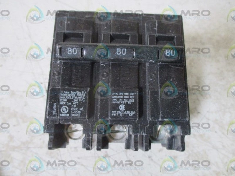 SIEMENS B380H CIRCUIT BREAKER * NEW OUT OF A  BOX *
