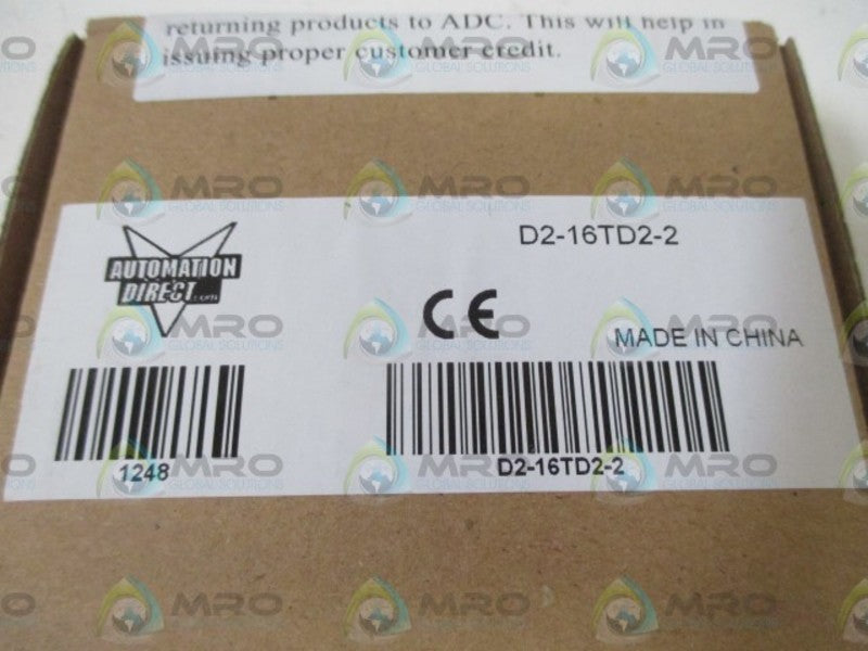AUTOMATION DIRECT D2-16TD2-2 OUTPUT MODULE * FACTORY SEALED *