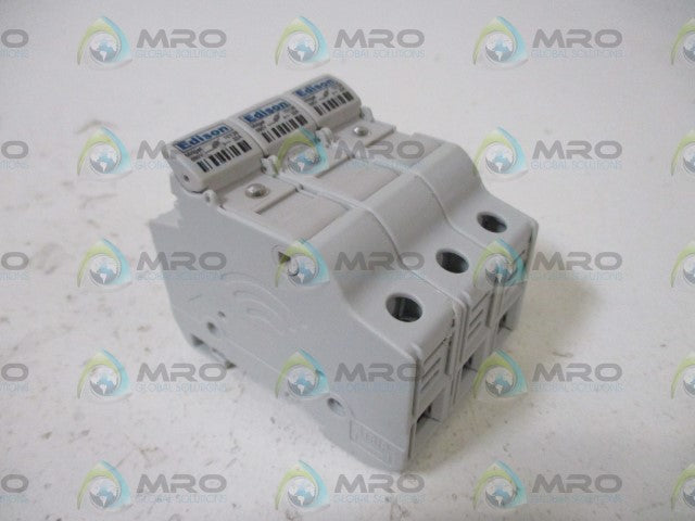 LOT OF 2 EDISON EHM3DIU-4 FUSE HOLDER *NEW IN BOX*