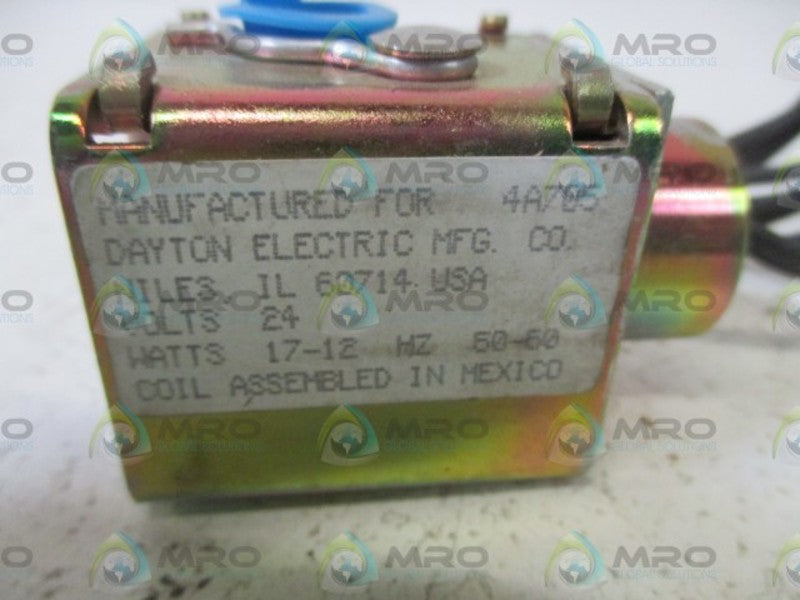 DAYTON 4A705 SOLENOID COIL 24V * NEW OUT OF  A BOX *