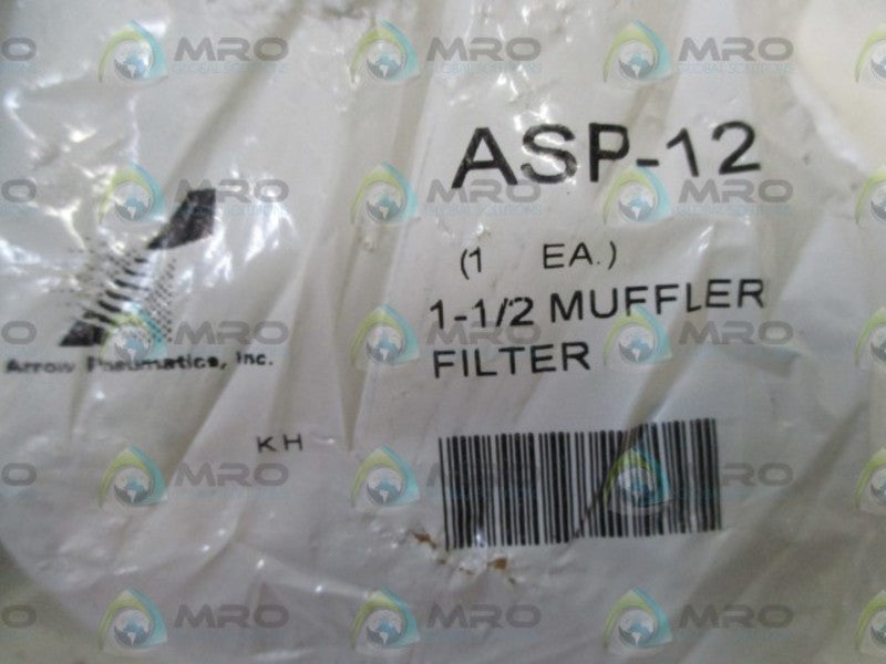 ARROW INSTRUMATICS, INC. ASP-12 1-1/2 MUFFER FILTER * NEW IN A FACTORY BAG *