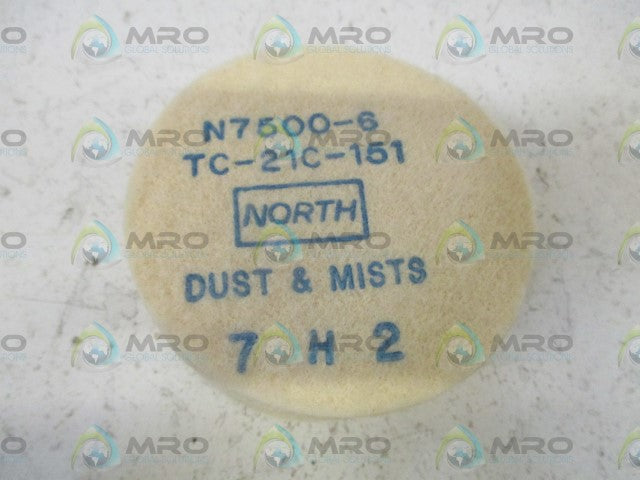 LOT OF 10 NORTH N7500-6 REPLACEMENT FILTER *NEW IN BOX*