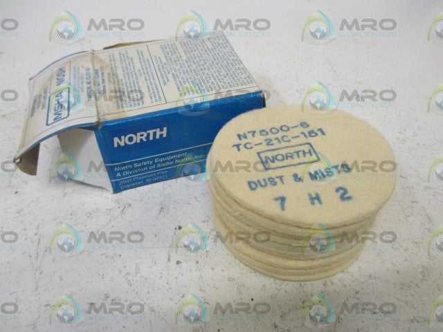 LOT OF 10 NORTH N7500-6 REPLACEMENT FILTER *NEW IN BOX*