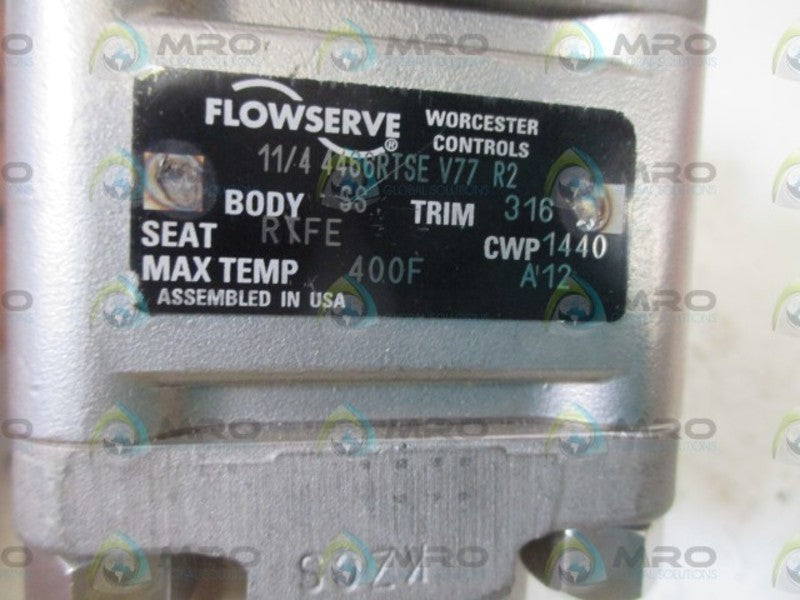 FLOWSERVE 4466RTSE V77 R2 BALL VALVE 1-1/4" * NEW NO BOX *