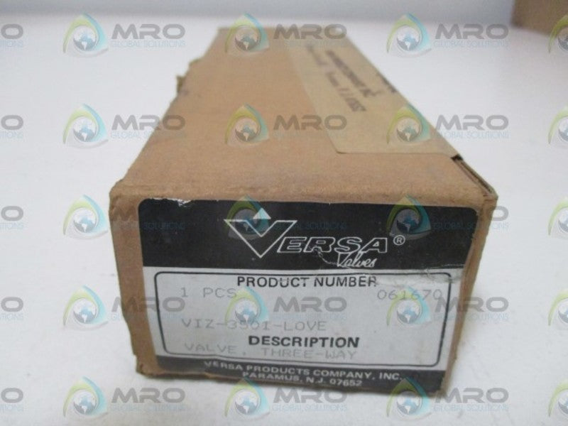 VERSA VIZ-3501-LOVE 3-WAY VAVLE *NEW IN BOX*