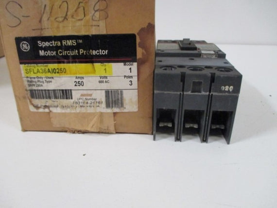 GENERAL ELECTRIC SFLA36AI0250 CIRCUIT BREAKER * USED *