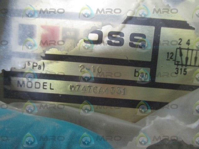ROSS W7476A4331 SOLENOID VALVE *NEW NO BOX*