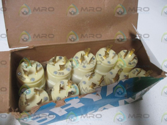 LOT OF 10 BRYANT 70720-NP LOCKING PLUG *NEW IN BOX*