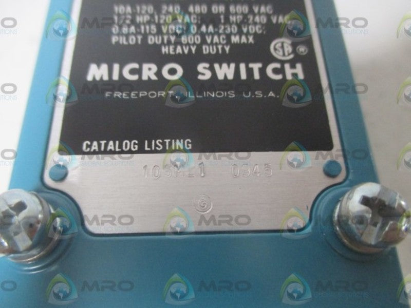 MICROSWITCH 105ML1 PRECISION LIMIT SWITCH * NEW NO BOX *