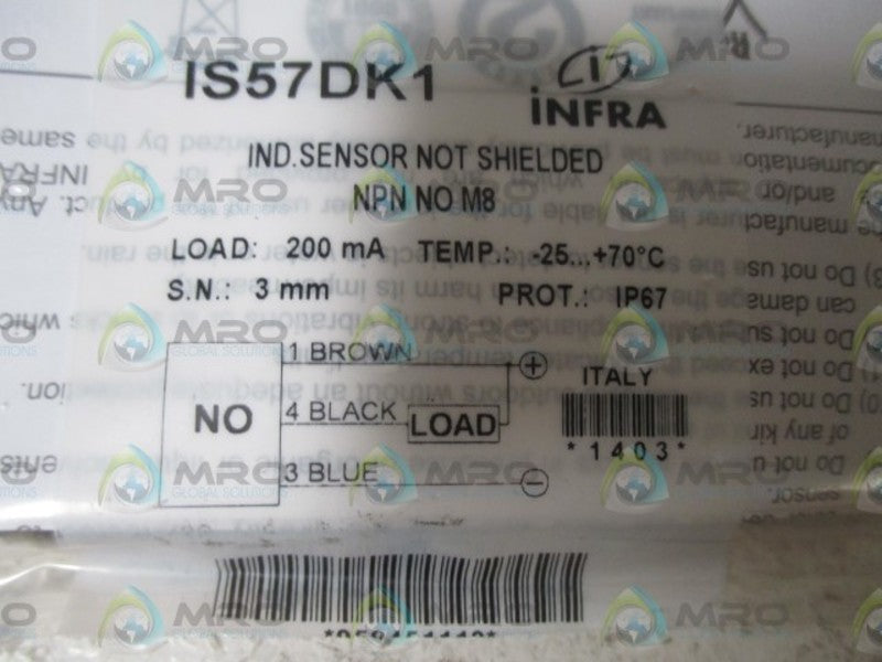INFRA IS57DK1 SENSOR * NEW IN A FACTORY BAG *