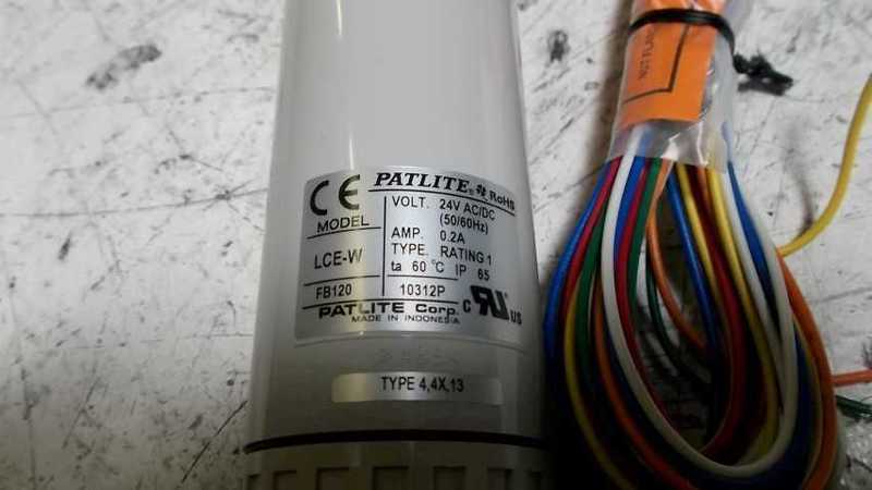PATLITE LCE-202W-RG LAMB STACKABLE INDICATOR  NSMP
