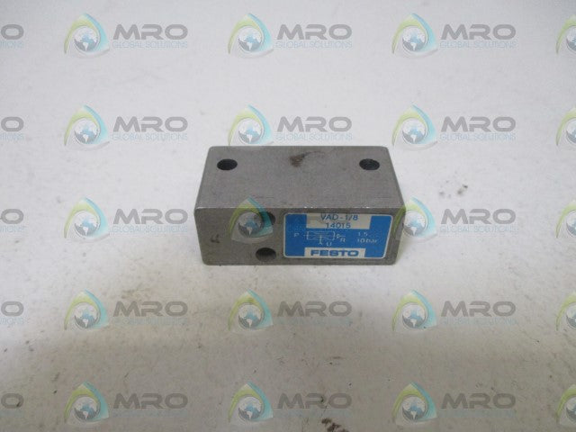FESTO VAD-1/8 VACUUM GENERATOR *NEW NO BOX*