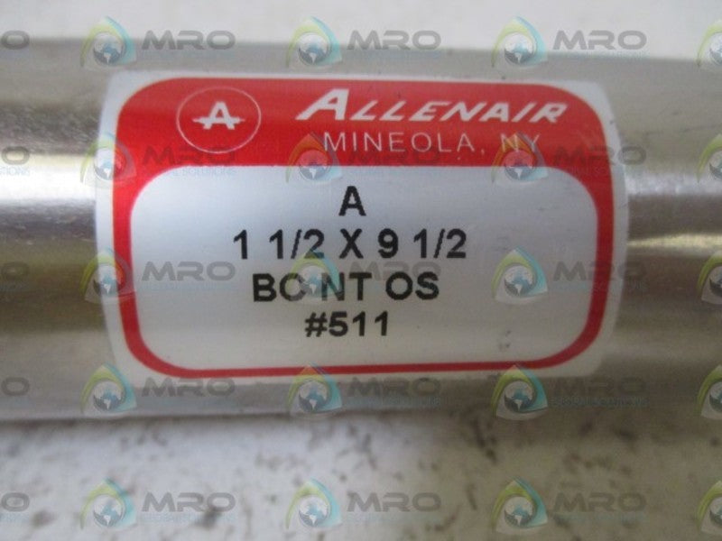 ALLENAIR A 1 1/12 X 9 1/2 BC NT OS PNEUMAIC CYLINDER * NEW NO  BOX *