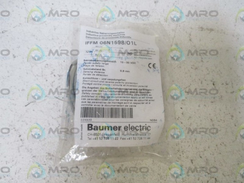 BAUMER IFFM 06N1598/01L INDUCTIVE PROXIMITY SWITCH * NEW IN A BAG *