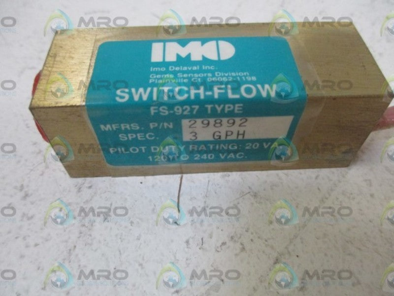 IMO 29892 FLOW SWITCH * NEW NO BOX