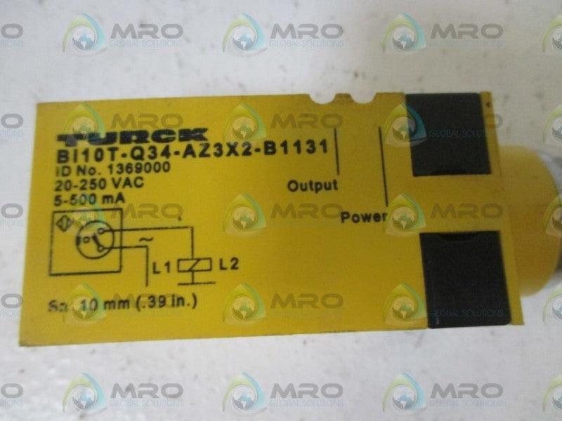 TURCK BI10T-Q34-AZ3X2-B1131 PROXIMITY SENSOR *NEW NO BOX *