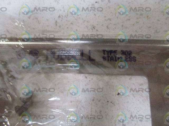 LOT OF 9 HUBBEL TYPE 302 STAINLESS RECEPTABLE *NEW NO BOX*