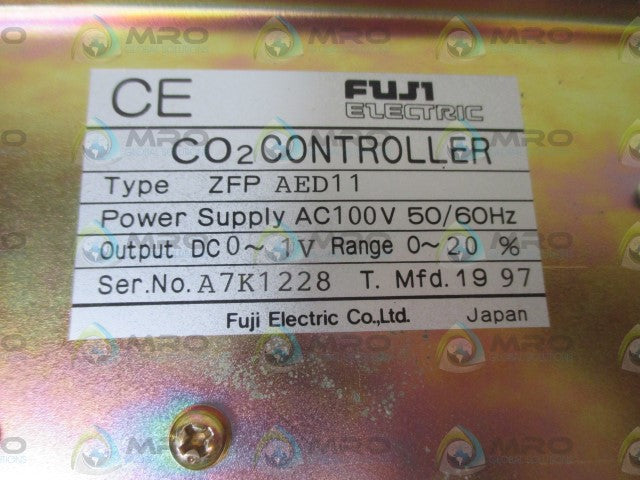 FUJI ELECTRIC ZFP AED11 CO2 CONTROLLER * NEW OUT OF A  BOX *