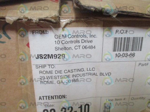 LOT OF 2 OEM CONTROLS JS2M929 JOYSTICK *NEW IN BOX*