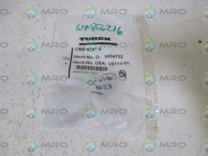 TURCK CMB 8141-0 CONNECTOR * NEW IN A FACTORY BAG *