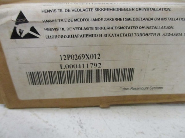 FISHER ROSEMOUNT 12P0269X012 PC BOARD  NSMP