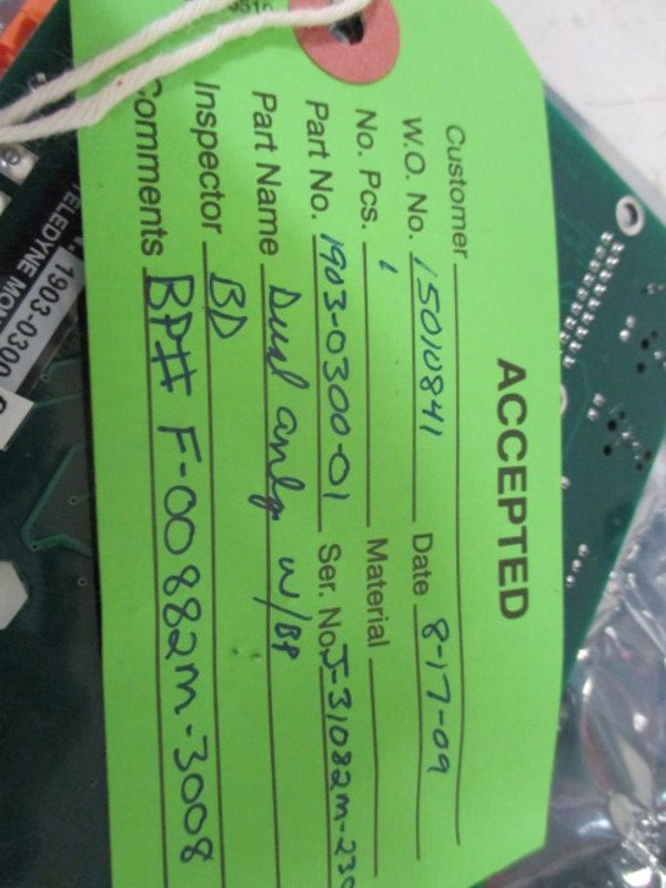 TELEDYNE 1903-0300-01 CIRCUIT BOARD  UNMP