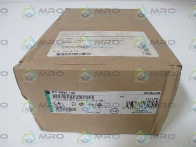 SCHNEIDER AEG MODICON PC-A984-145 CPU PROCESSOR MODULE * FACTORY SEALED *