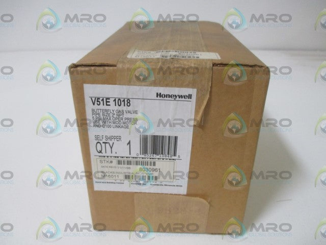 HONEYWELLV51E 1018  BUTTERFLY GAS VALVE *FACTORY SEALED*